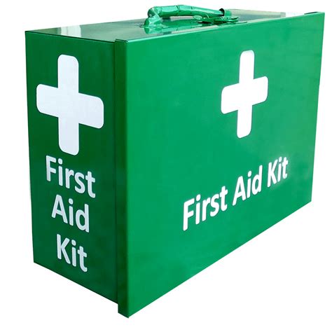 metal first aid box with lock|metal first aid box empty.